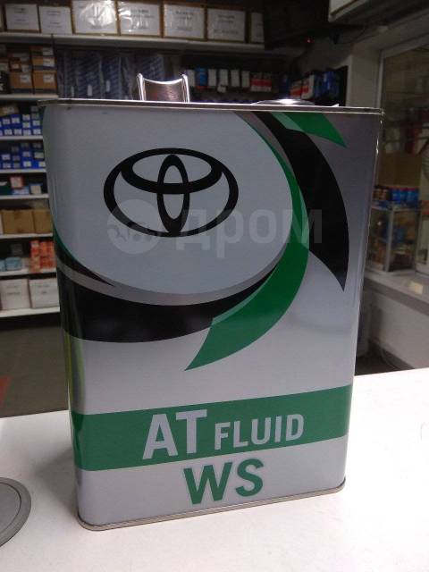 Масло трансмиссионное Toyota ATF WS для АКПП 4 л, 4,00 л. в наличии ...