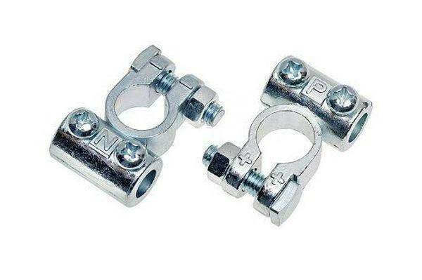 Клемма акб универсальная медная 2шт. Перемычка акб l=45мм,. Аккумулятор клемма 60. Аккумулятор с клеммами под болт. - свинец к-кт 2 шт.