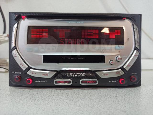 Магнитола Kenwood DPX-05MD во Владивостоке, 2 DIN — 178x100 мм, б/у, в ...