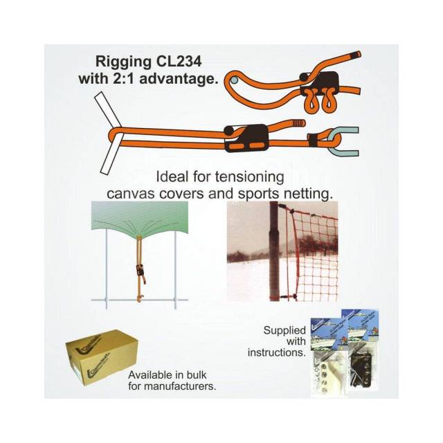     Clamcleat CL234 782447      6-12, Osculati 56.234.00 