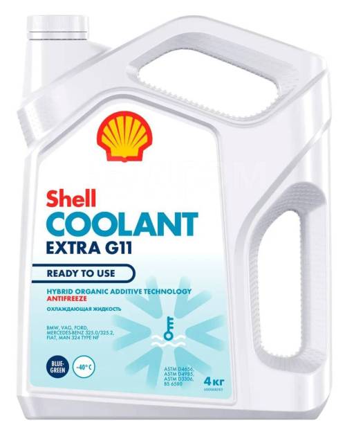 Антифризы Антифриз Shell Coolant Extra G11 4л