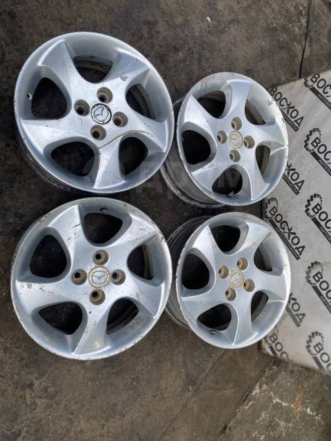 Диски, Mazda, 15", 1 шт, 4x100, литой, 4 шт, б/у, в наличии. Цена: 4 ...