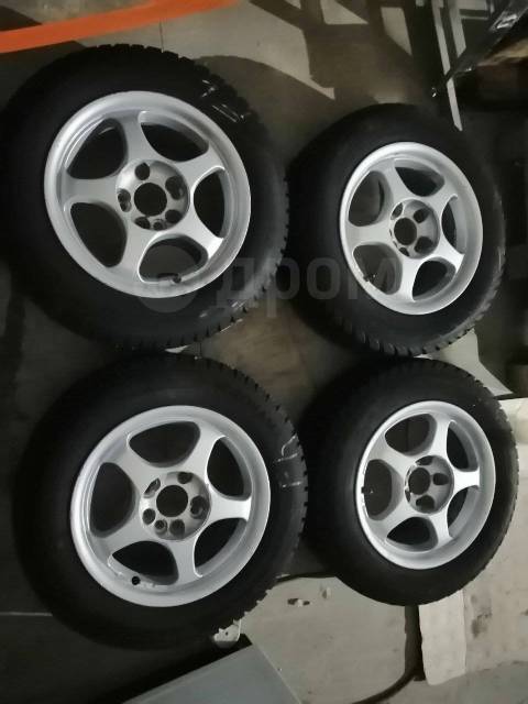 Диски R15, 15", 1 шт, 4x114.3, 5x114.3, литой, 67,1 мм. 4 шт, б/у, в ...