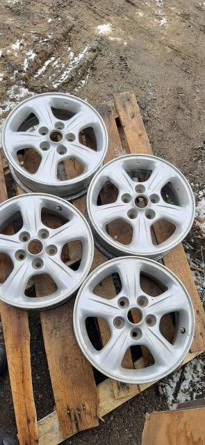 Диски ниссан, r15, 15", 1 шт, 5x114.3, литой, 4 шт, б/у, в наличии ...