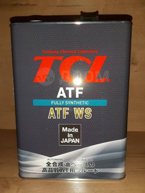 Tcl atf. Жидкость для АКПП TCL ATF WS, 4л. Масло TCL CVTF TC. ATF WS масло для АКПП зеленая.