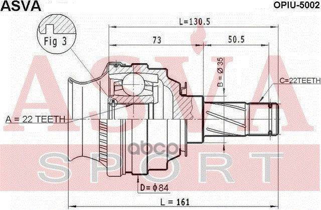 Внутренний 22. ASVA opiu5002 шрус внутренний. ASVA opiu5001 шрус внутренний. Шрус ASVA арт. Opiu-5001. ASVA opiu5004 шрус внутренний.