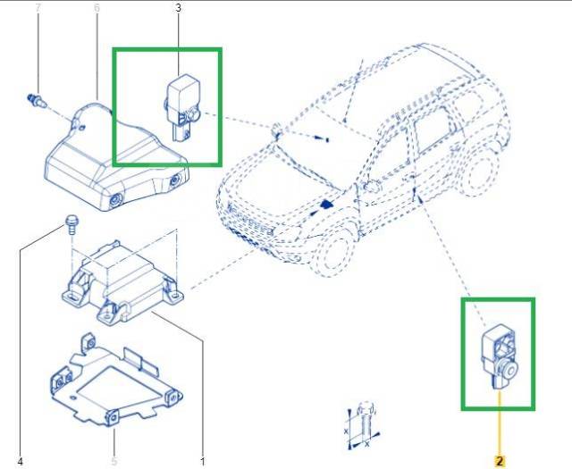 Датчики на дастере где находятся Купить Датчик удара Renault Duster 2014 8201279378 HSM F4RB403 C046431 в Уфе по 