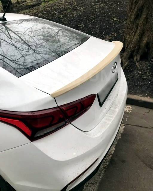 Купить Лип спойлер на багажник Hyundai Solaris 2 седан 2017г-выше в ...