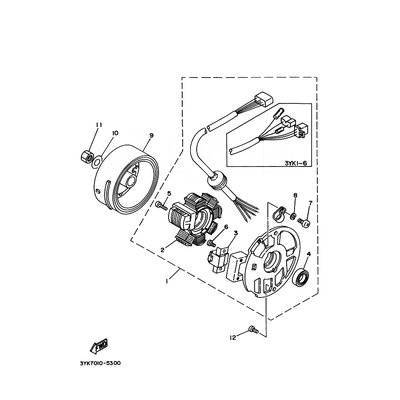 3VP-81403-00 Yamaha Axis YG50/YA50  +   