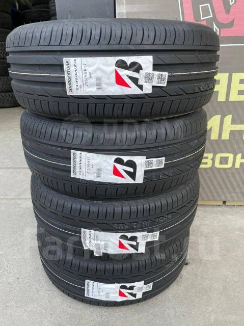 Bridgestone Turanza T001, 215/55R17 94V, 17", 4 шт, 215 мм, 55 % ...