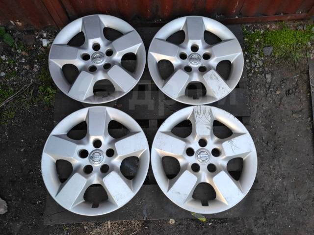 18195 Продам оригинальные колпаки Nissan R16, 16", 1 шт, 4 шт, б/у, в ...