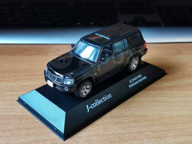 Модель Nissan Safari, Black, J-Collection, 1:43, б/у, в