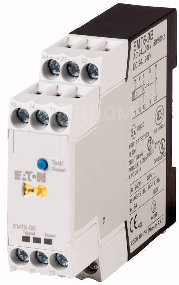 Реле времени etr4 11 a Термисторное реле Eaton EMT6-DBK 66168, новый, в наличии. Цена: 8 000 ₽ в Находк