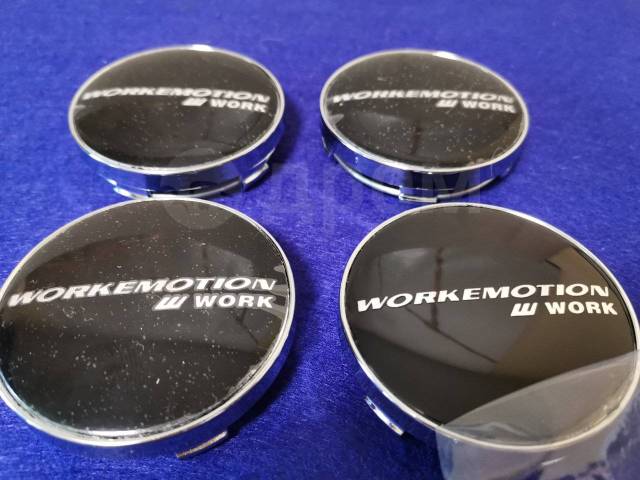 Колпачки Work Emotion на диски! Комплект 4 шт. 60/56мм, 18", 1 шт, 4 шт ...