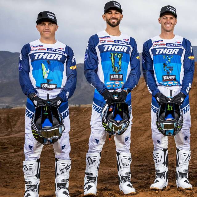 Yamaha motocross gear top