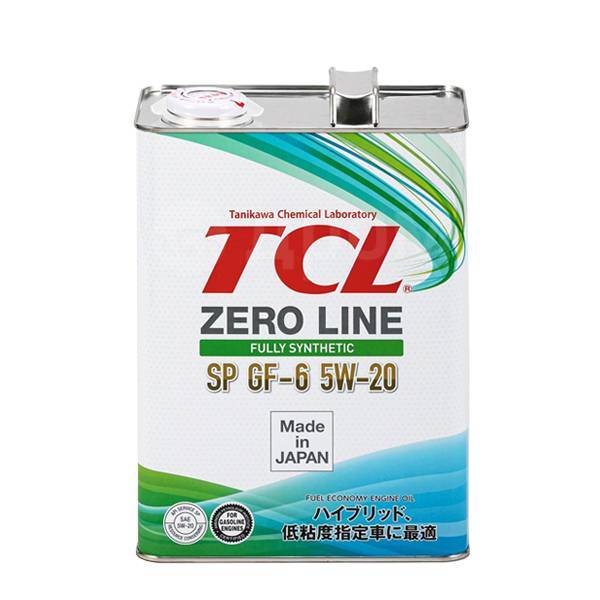 TCL Zero Line Fully Synth, Fuel Economy, SP, GF-6, 5W20,4л(Z0040520SP ...