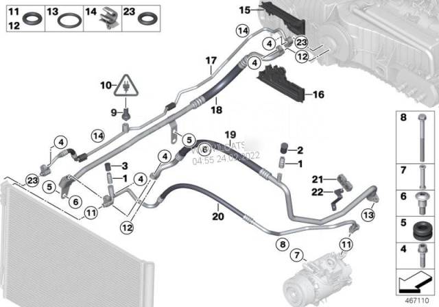 Заправка кондиционера bmw f10