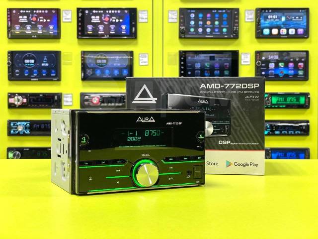 Магнитола 2 din Aura AMD-772DSP, новый, в наличии. Цена: 7 700₽ в ...