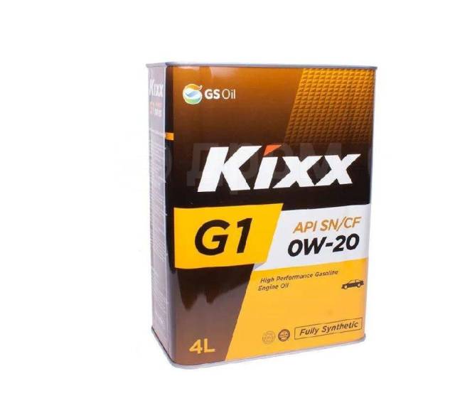 Масло моторные Kixx 0W20, синтетическое, 4,00 л. бензин, для легковых ...