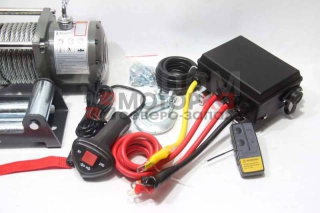 Купить Лебедка 12000 Electric Winch 12V 5447 кг полный комплект ...