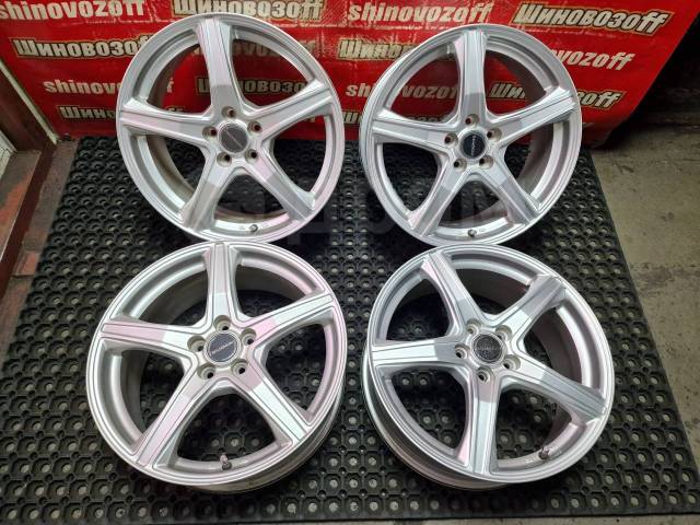 Литые диски Bridgestone Balminum R17 PСD 5x100 OFF+53,7J из Японии, 17 ...