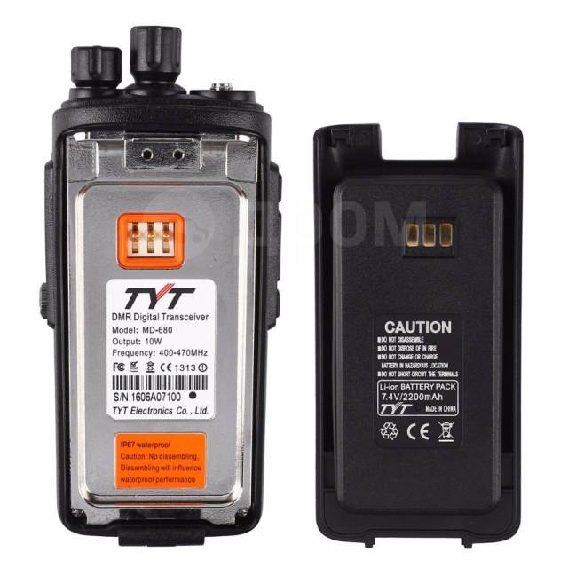   DMR  TYT MD-680 UHF (400-470 , 10 , IP67) (,  1 ) 