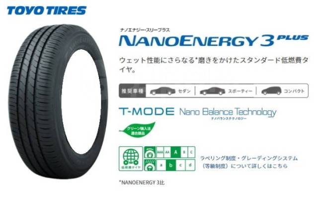 Toyo NanoEnergy Plus, 225/50R18, 18
