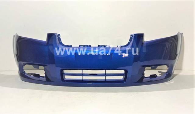 Купить Бампер перед Chevrolet Aveo (T250) 07-12 33U Sports Blue (Голубой  металлик) в Челябинске по цене: 6 500₽ — объявление от компании "УралАвто"  на Дроме