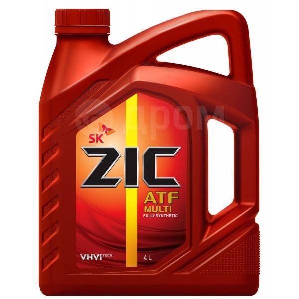Масло трансмиссионное ZIC ATF Multi 4 литра, синтетическое, 4,00 л. для ...