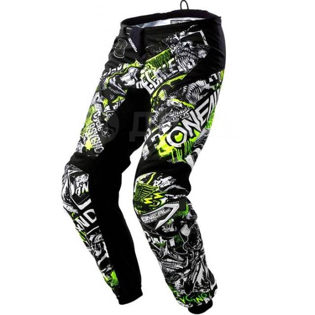  Oneal Element-ATACK-youth-pants black-green. 26. - 