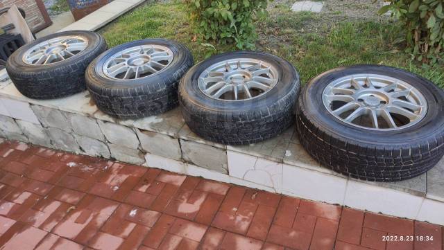 Диски Enkei Rivazza 16 5х100 ET+50 с шинами215/65/16 с Forester 2015 ...