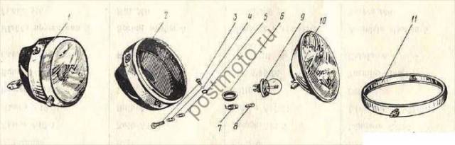 Схема фара иж - 87 фото
