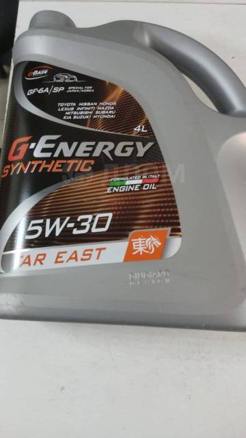 Масло моторное G-Energy 5W30 4L, синтетическое, 4,00 л. бензин, дизель ...