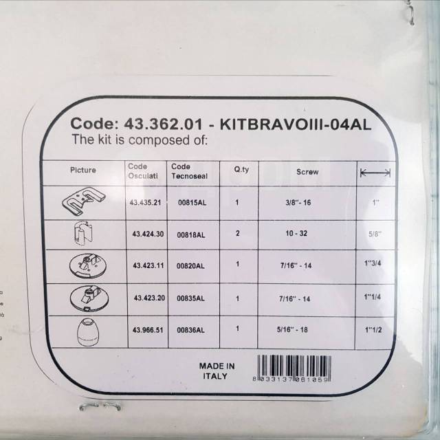    Mercruiser 888761Q04 6  Bravo III  2004   .., Osculati 43.362.01 