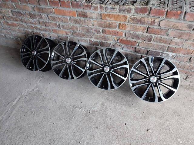 Литые диски R16 4х100 цо 60.1, 16", 1 шт, 4x100, литой, 4 шт, б/у, в ...