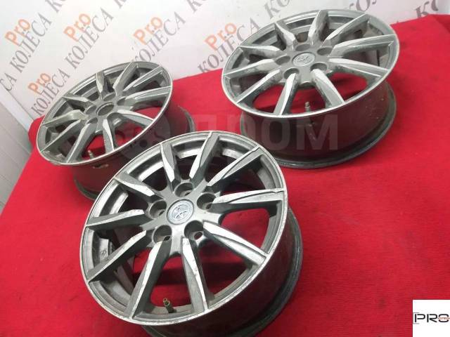 Литые диски R16 5/114,3, тойота, 16", 3 шт, 5x114.3, литой, 60,1 мм. 1 ...