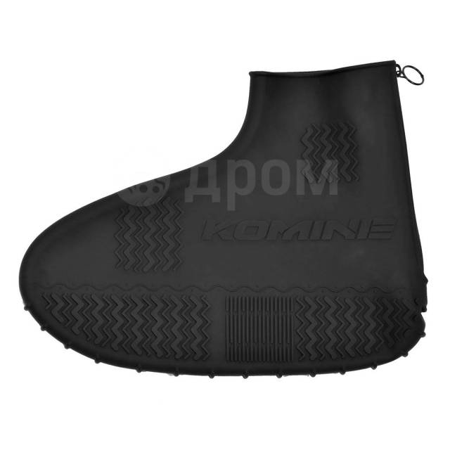  Komine RK-360 back zipper silicone rain boot cover 