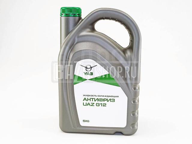 Антифриз 40 УАЗ g12 зеленый 5 кг / 473-4017 (5 кг) УАЗ Оригинал, в ...