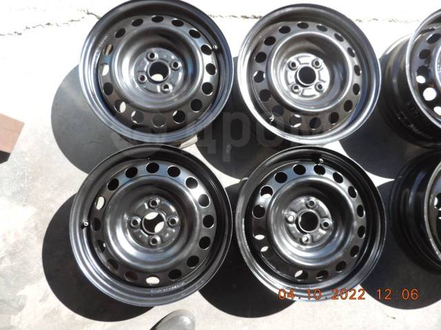Комплект штамповки R15 4х100 Toyota Япония, 15", 4 шт, Ширина диска 5.0 ...