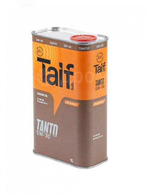 Моторное масло "TAIF" Tanto 5W-30 SN/CF5 PAO 1л, синтетическое, 1,00 л ...