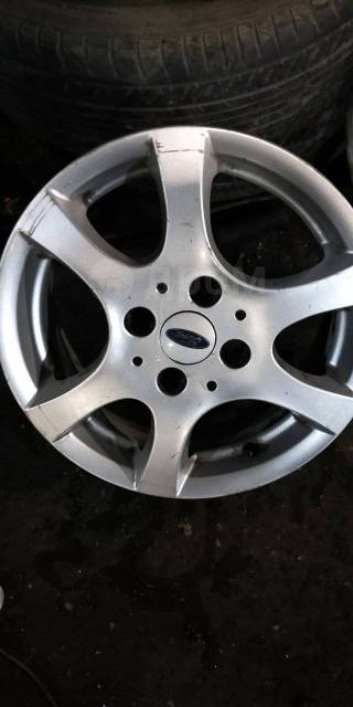 Диски оригинальные форд, 15", 1 шт, 4x108, литой, 60,8 мм. 4 шт, б/у, в ...