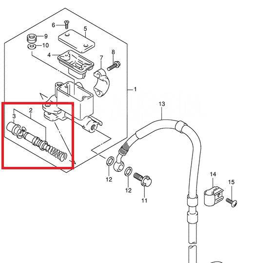    Suzuki DR-Z400 DR200 DR250 69600-38810-000 