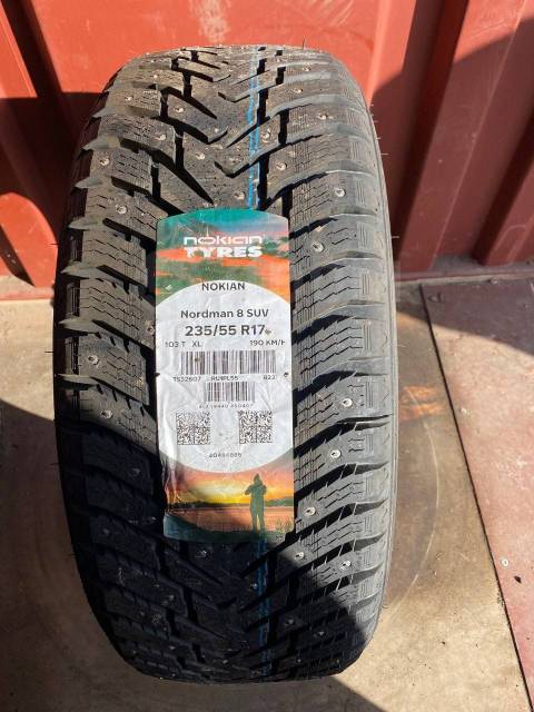 Nokian Nordman 8, 235/55 R17, 17", 1 шт, 235 мм, 55 %, радиальный ...