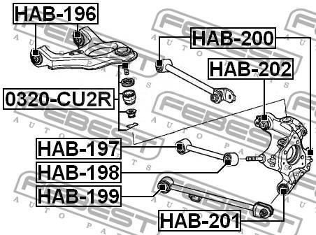      Honda Accord CU2 hab-197  