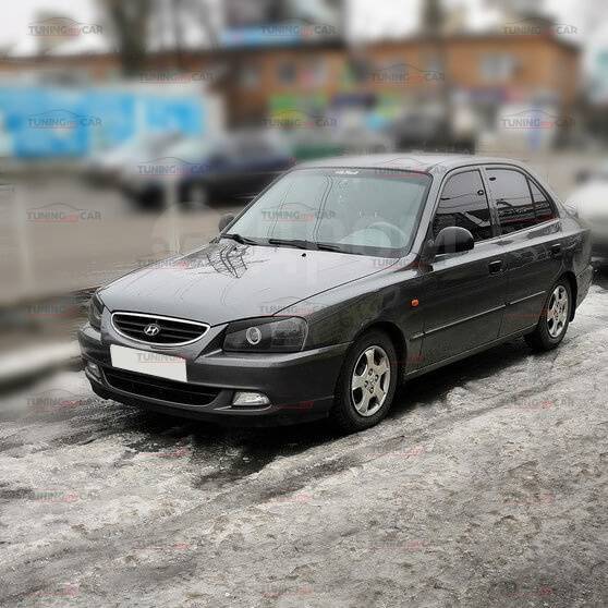 Реснички (накладки на фары) Hyundai Accent (Артикул: RS-04936)