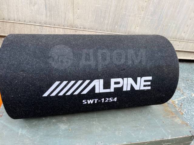 Сабвуфер alpine, компонентные, 300 Вт, пассивный, с корпусом, б/у, в ...