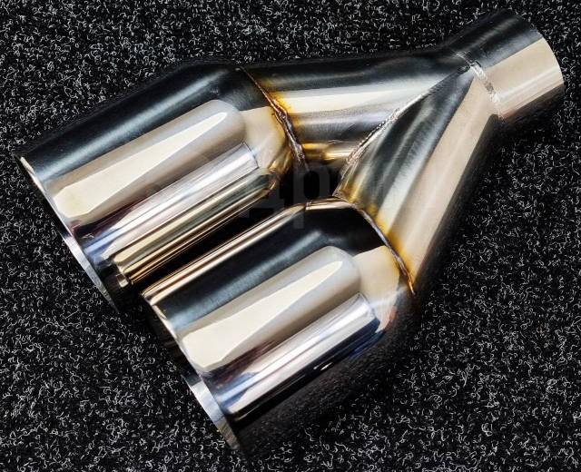 Купить Насадка на глушитель двойная - 63мм в Хабаровске по цене: 3 500 ...