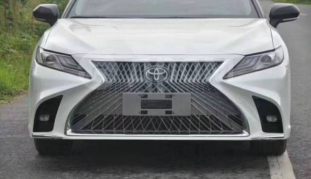 Передний бампер тюнинг камри Купить Бампер передний Toyota Camry (XV7#) 2017-2021г. в стиле Lexus ES во Влади