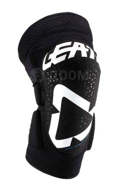  Leatt 3DF 5.0 Knee Guard (White/Black, 2023),  L/XL 