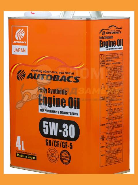 Моторное масло (4л) Autobacs / A01508401 Autobacs Engine OIL FS 5W30 ...